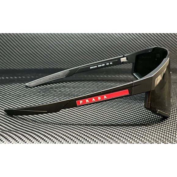 Prada Black Matte Men's Shield Sunglasses - Picture 3 of 4